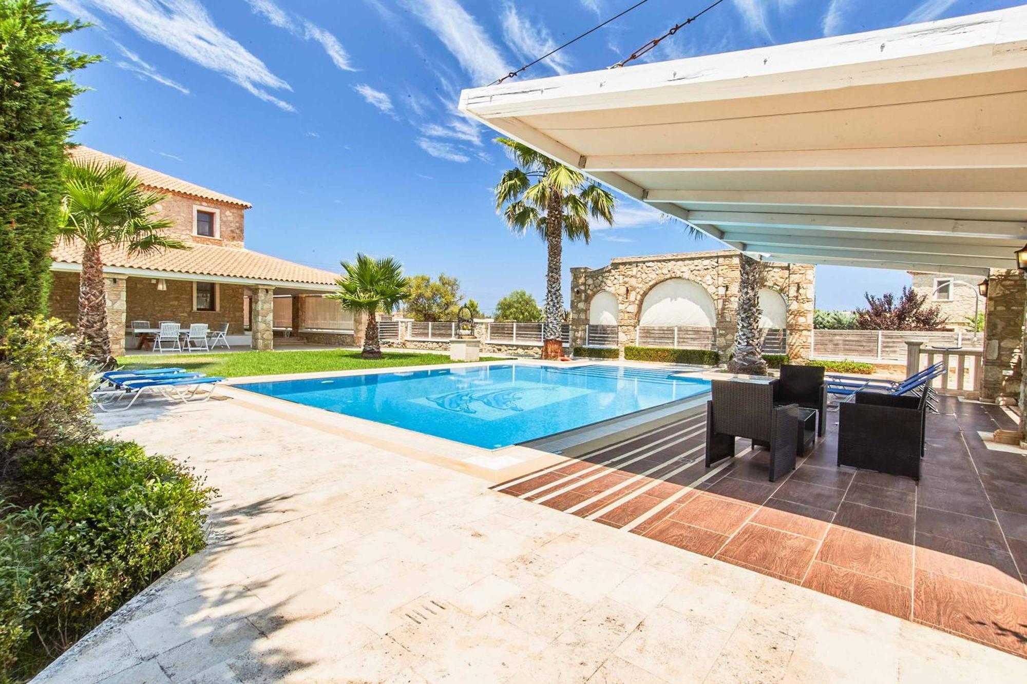 Makris Gialos  Villa St Dennis מראה חיצוני תמונה