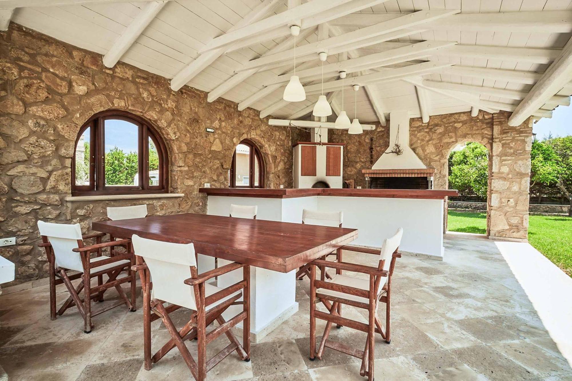 Makris Gialos  Villa St Dennis מראה חיצוני תמונה