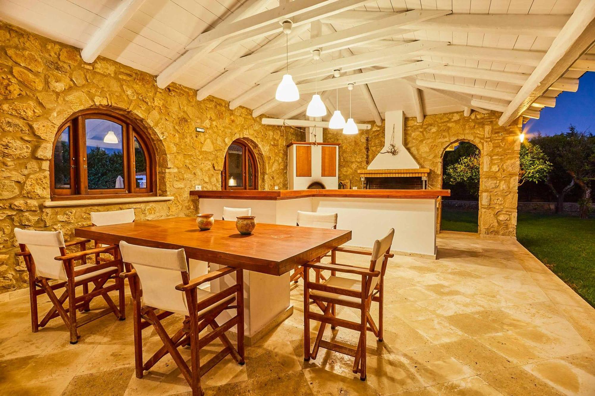 Makris Gialos  Villa St Dennis מראה חיצוני תמונה