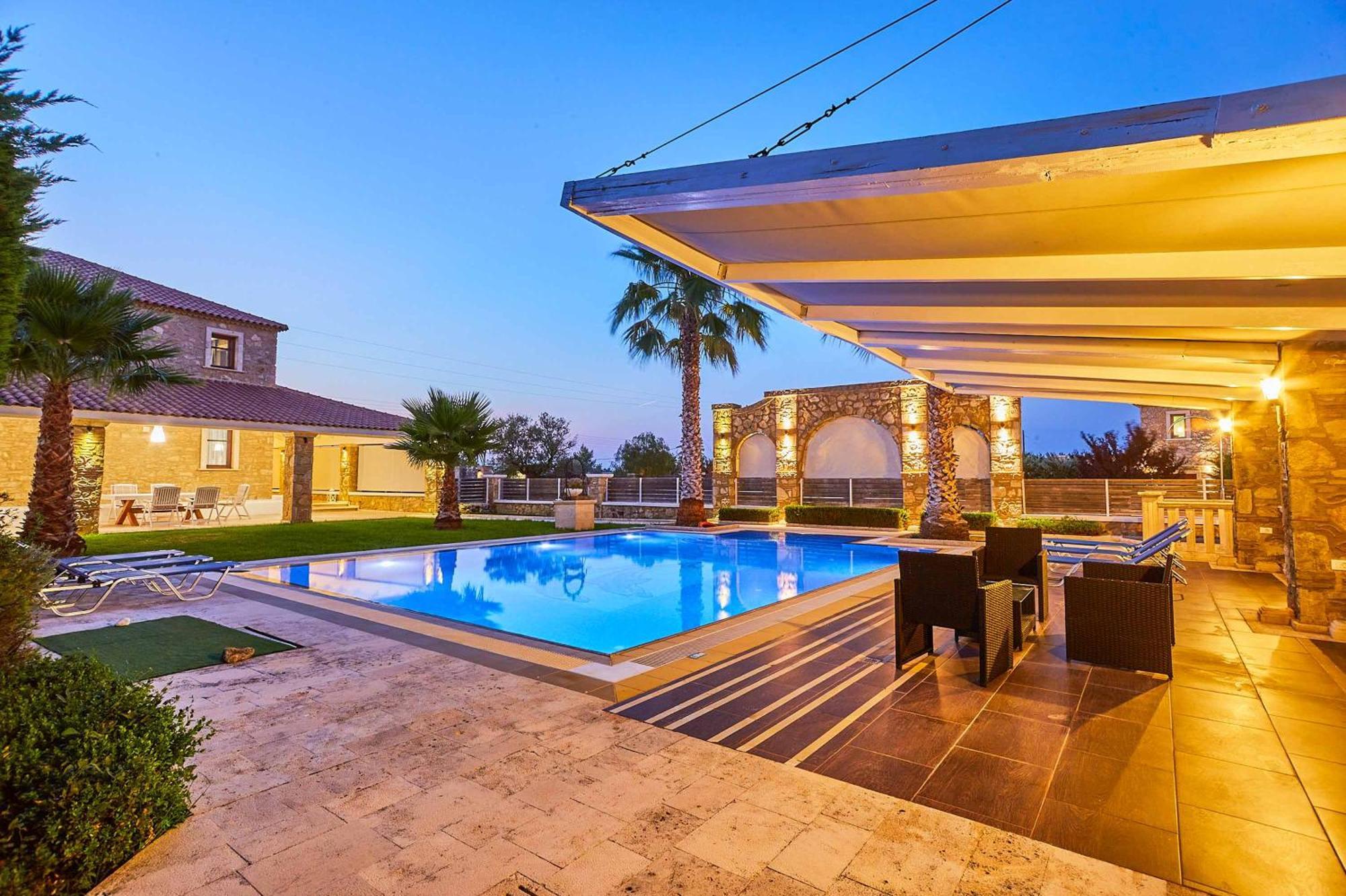 Makris Gialos  Villa St Dennis מראה חיצוני תמונה