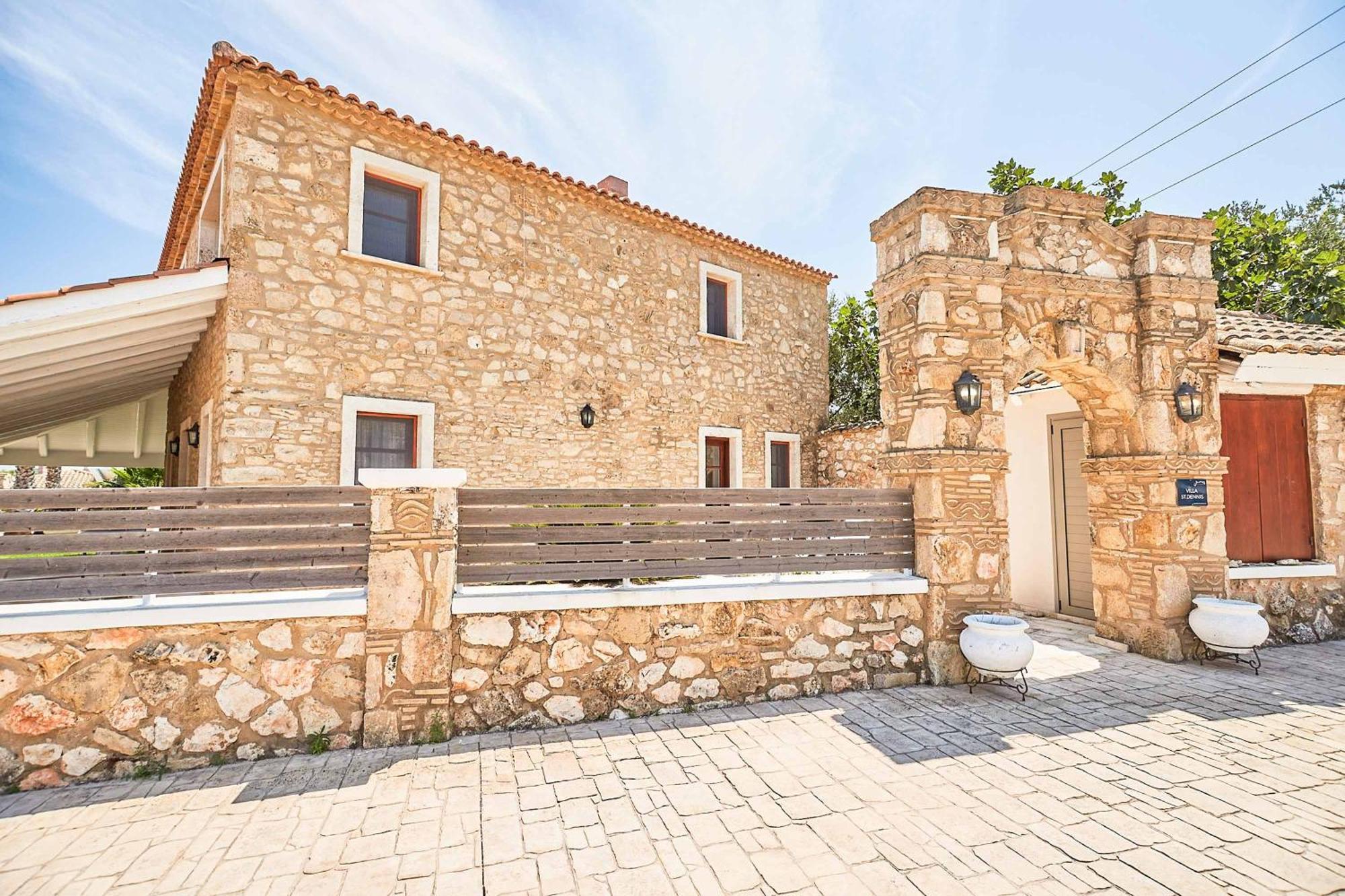 Makris Gialos  Villa St Dennis מראה חיצוני תמונה